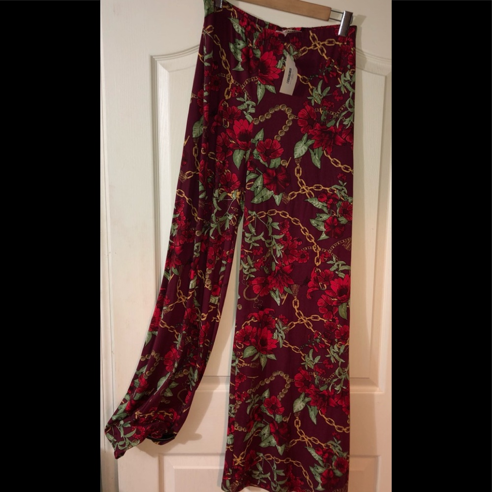 Comfy loungewear palazzo slacks